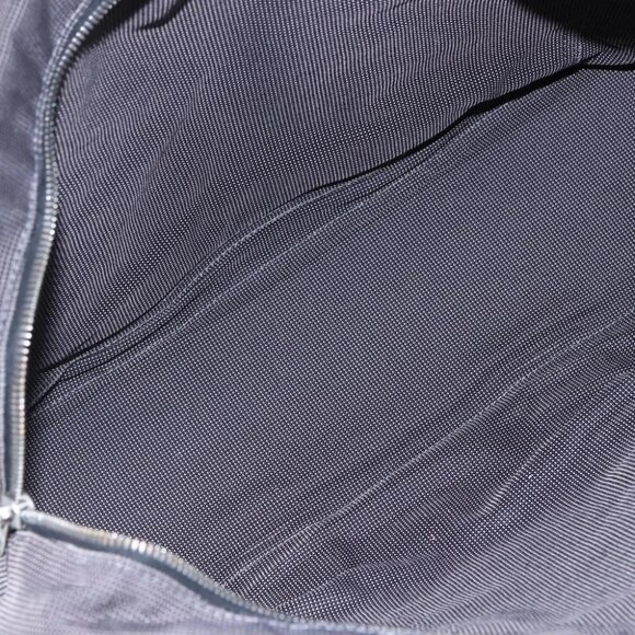 HERMES Her Line MM Hand Bag Canvas Gray Auth - Picture 14 of 16